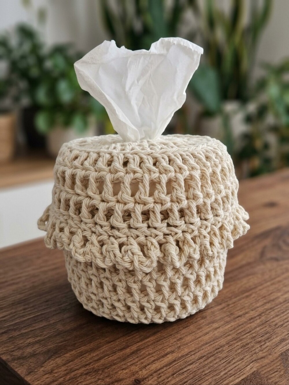 Pure Cotton Tissue Paper Cover — Neutral Home Accent - Picture 1 of 9